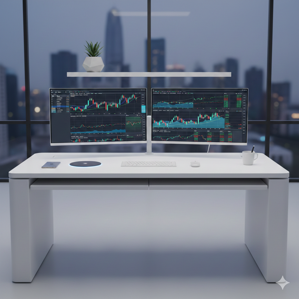 Best Trading Monitors 2026: The Professional Guide to Chart Clarity gemini generated image rkhlbwrkhlbwrkhl